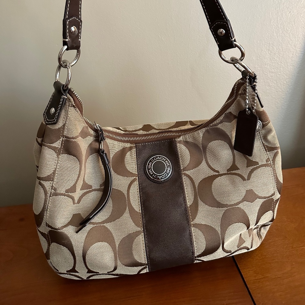 Coach Signature Hobo Bag